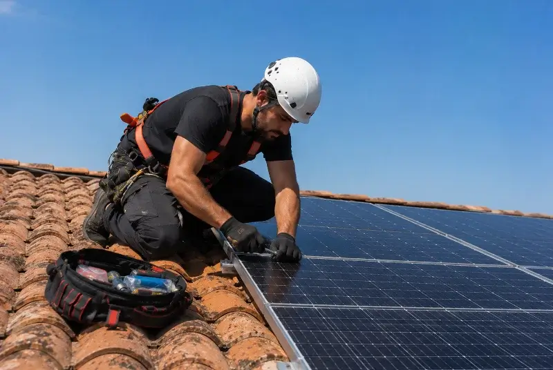 Maintenance et monitoring de panneaux solaires à Saint-Pierre-la-Palud